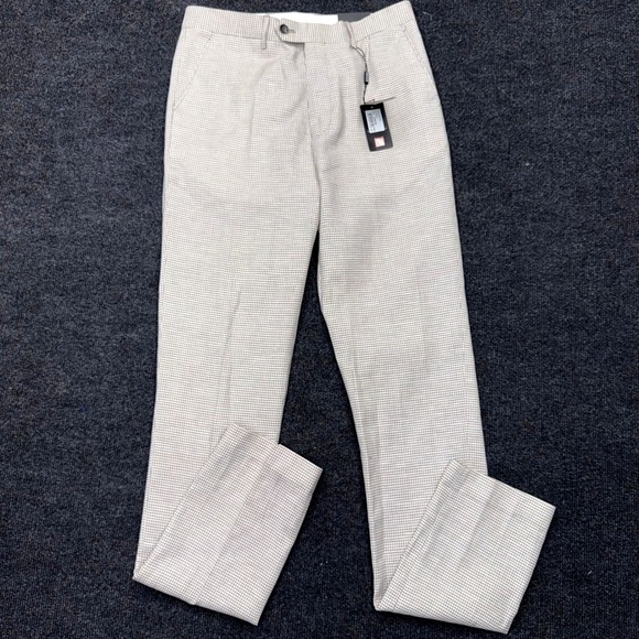 Gianni Feraud Other - Men's Beige Checked Dress Pants